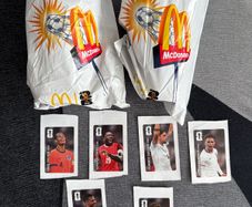 FIFA World Cup 2026 McDonald's cups and Coca Cola stickers.