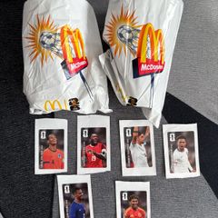 FIFA World Cup 2026 McDonald's cups and Coca Cola stickers.