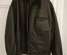 ASOS DESIGN Genuine Leather Jacket