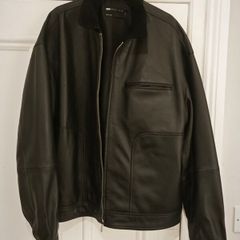 ASOS DESIGN Genuine Leather Jacket