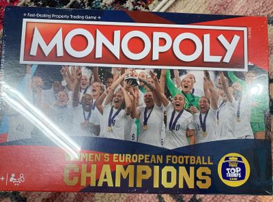 Monopoly board  game Women's European champions