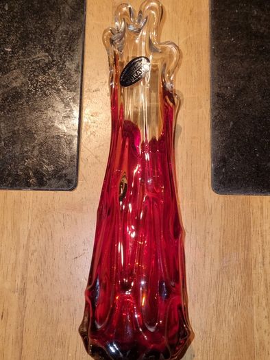 Murano glass vase