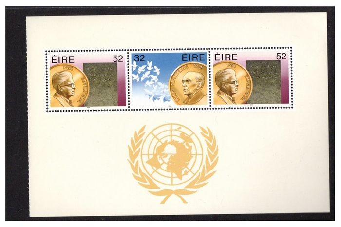1994 Ireland Irish Nobel Prizewinners Commemorate Stamp Booklet Pane Mint Never Hinged(MNH). Hibernian HP71