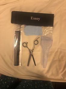 Hair thinning scissors