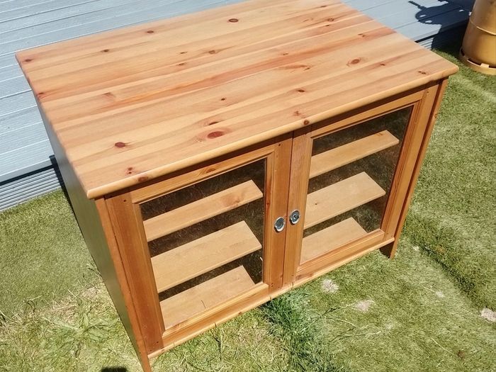 Solid pine wood cabinet