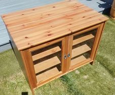 Solid pine wood cabinet