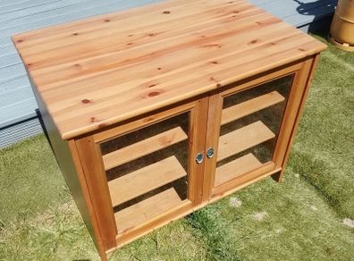 Solid pine wood cabinet