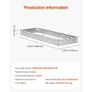 Metal Raised Garden Bed, 12 x 4 x 1 ft Outdoor Galvanized Planter Box, with Open Bottom, Large Planter Raised Bed for Gardening Vegetables Image 5
