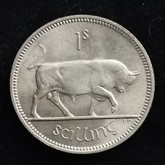 Ireland - 1966 - Shilling - Bull - UNC - KM.14a - [742]