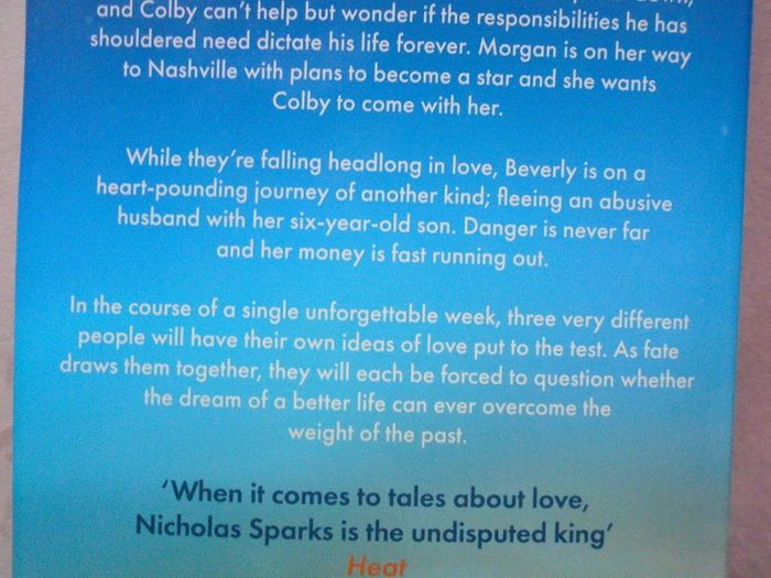 Paperback book, Fiction, Book,Dreamland, Nicholas Sparks