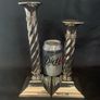 Mid century silver plated candlesticks Image 10