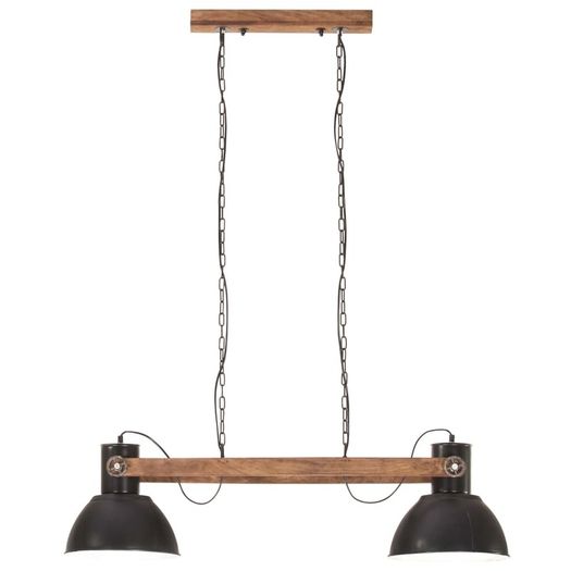 Industrial Hanging Lamp 25 W Dead Black 109 cm E27
