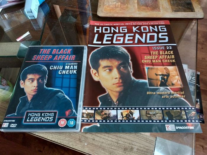 collection of Hong Kong Legend DVDs and magazine