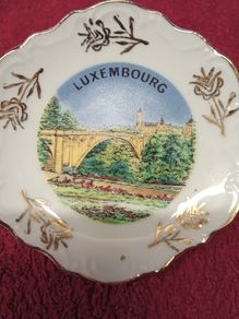 Decorative Dish / Souvenir Plate / Luxembourg