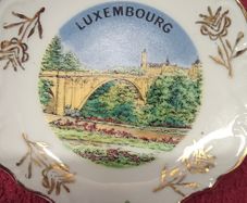 Decorative Dish / Souvenir Plate / Luxembourg