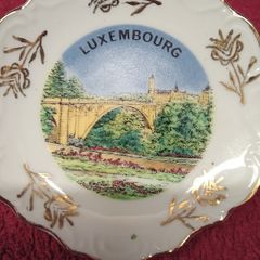 Decorative Dish / Souvenir Plate / Luxembourg