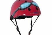 QUICK SALE (BARGAIN): Collection D13 Kiddimoto with goggles, red kids bike helmet