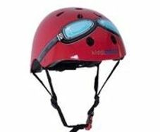 QUICK SALE (BARGAIN): Collection D13 Kiddimoto with goggles, red kids bike helmet