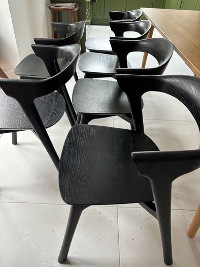 Genuine Ethnicraft BOK dining chairs | set of 6 | excellent condition