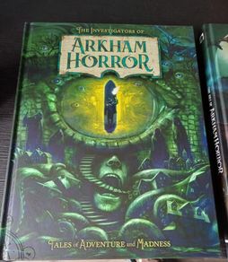 Arkham Horror books (including rare Investigator book)