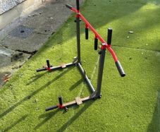 outdoor pull up and dip bar