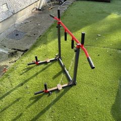 outdoor pull up and dip bar