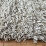 Grey shaggy rug large size 230cm x 160cm Image 3