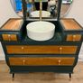 A Striking, Bespoke Bathroom Vanity Image 3