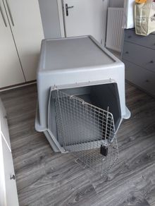 Dog kennel air plane carrier travel crate