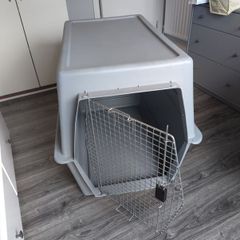 Dog kennel air plane carrier travel crate