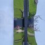 Model train river scene Image 4