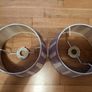 2 X bedside lampshades Image 2