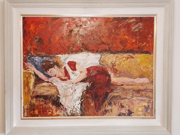 Declan Marry Silent Moments Large Oil Painting