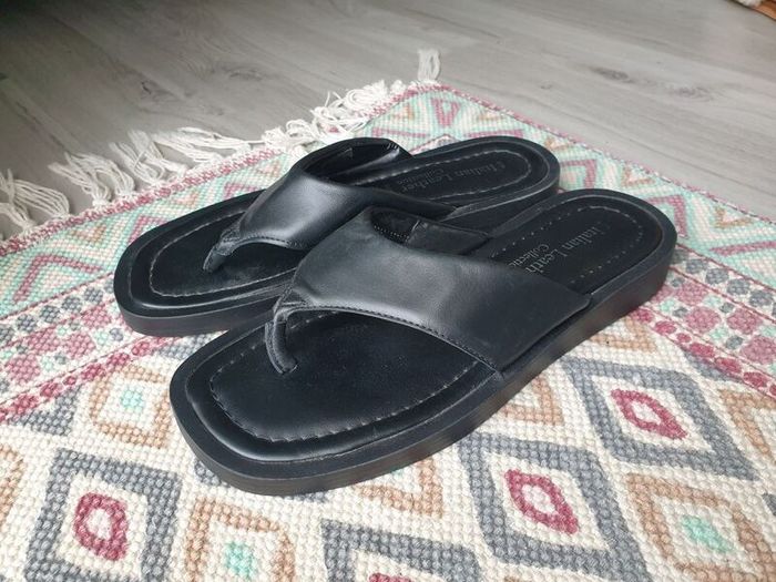Leather Flip Flops Size Uk 6