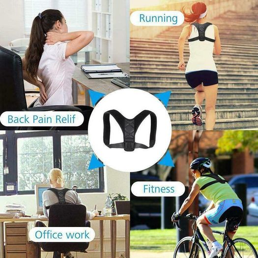New Posture Corrector Belt Adjustable Back Brace Straightener For Men and Women