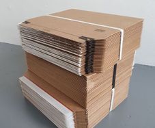 125 x Rigid Corrugated Cardboard Envelopes