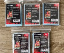 5x Packs of 100 Ultra Pro Card Penny Sleeves for Pokemon Magic Plastic Protect TCG Cards