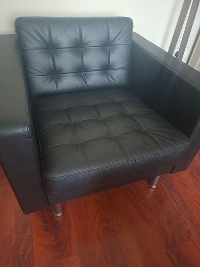 Pair of Leather Armchairs