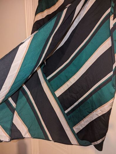 Perfect for Summer. Stunning wrap effect multi colour midi skirt