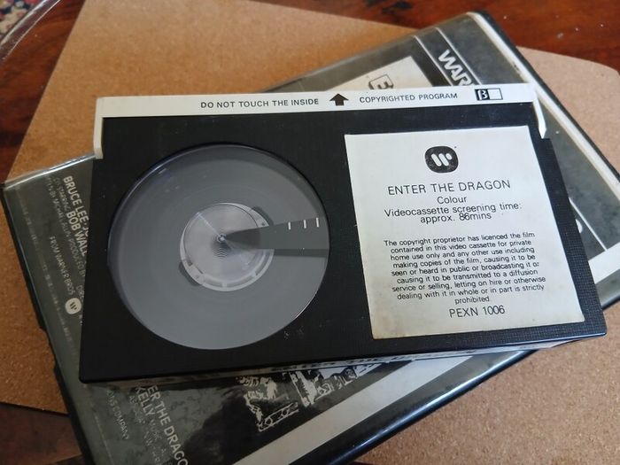 Bruce Lee ,Enter the Dragon Betamax tape