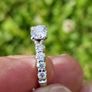 Brand New 14ct White Gold Diamond Engagement Ring Image 4
