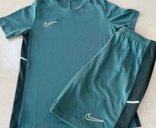 Teal Nike boys tshirt and shorts