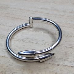 Vintage 925 Sterling Silver English Bangle Bracelet
