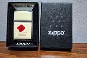 Vintage 2005 Zippo Lighter - Hawaii Hibiscus Ultralite Scrimshaw - October 2005 (J 05)