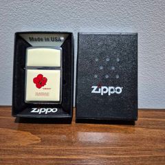 Vintage 2005 Zippo Lighter - Hawaii Hibiscus Ultralite Scrimshaw - October 2005 (J 05)