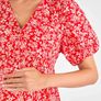 Red Floral Maternity Dress, Size 8. New! Image 3
