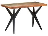 Dining Table 120x60x76 cm Solid Reclaimed Wood