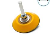 Glass Polish 12001 | Hook and Loop Backing Pad, Spindle Pad for Drill | Thread M6 with Universal Drill attachment | 50mm