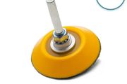 Glass Polish 12001 | Hook and Loop Backing Pad, Spindle Pad for Drill | Thread M6 with Universal Drill attachment | 50mm