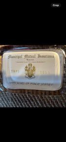 Insurance company paperweight 1953